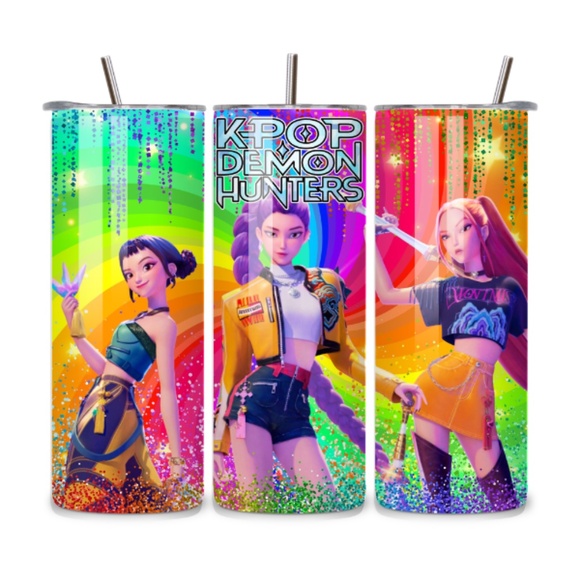 K Pop Demon Hunters Huntrix 20oz Stainless Steel Tumbler - Picture 1 of 1